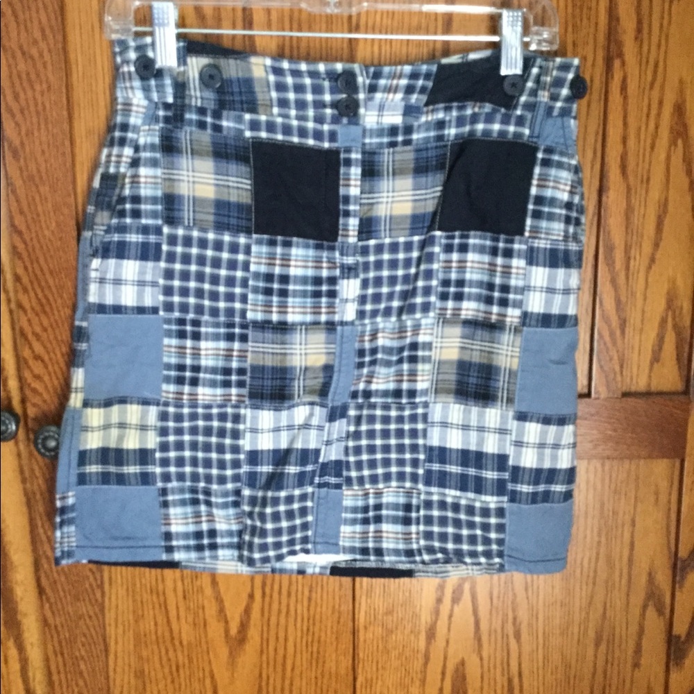 Loft Plaid Skirt